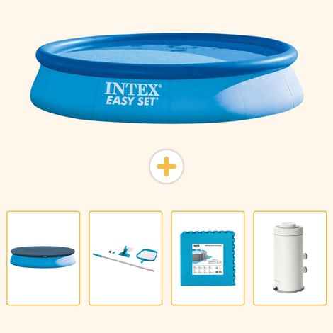 Intex Piscine Easy Set Ronde - 396x84 cm - 5-pièces S17 (1/5)