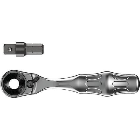 [PRODUIT RECONDITIONNE] Cliquet a embouts WERA 2 pieces Zyklop Mini 1/4 avec adaptateur d'embouts