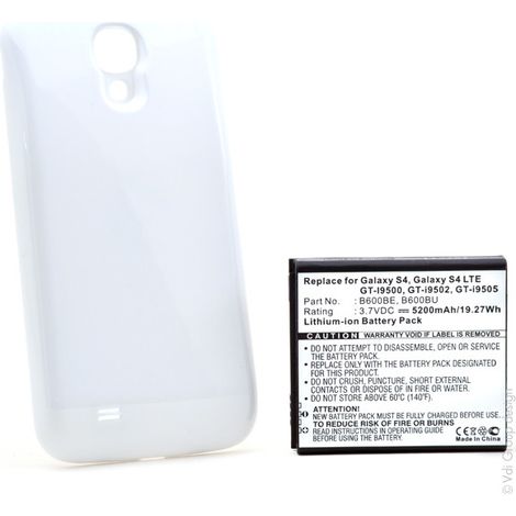 NX - Batterie téléphone, smartphone, GSM pour Samsung 3.7V 5200mAh - B600BEB600BU