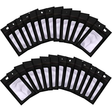150 Sacs refermables, Zip plastique résistant, Aluminium multi-couches, Stockage aliments 6x10cm