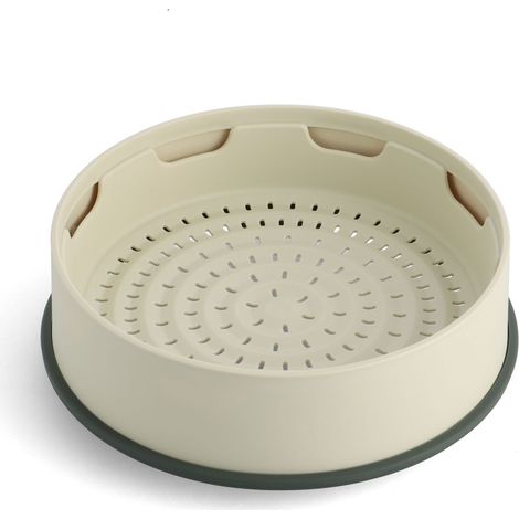 Greenpan - Panier à vapeur 24 cm crème