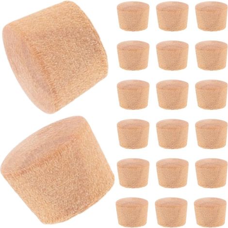 Lot de 50 bouchons de meuble, bois, naturels, réutilisables (1/5)