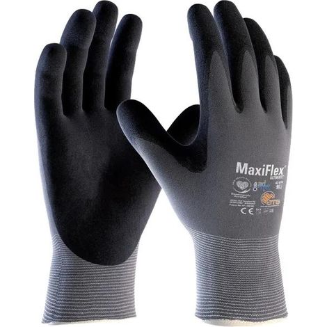 atg MAXIFLEX Ultimate guantes de trabajo gris oscuro azul marino