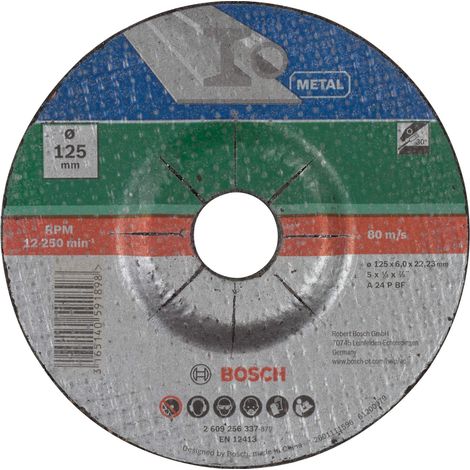 BOSCH - MOLA SBAVO 125x22.23x6 CON CENTRO DEPRESSO (1/3)