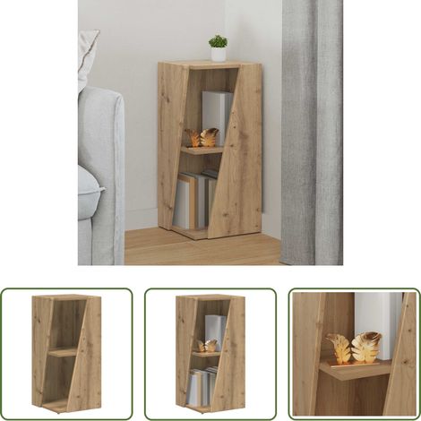 vidaXL Wohnzimmerregal - Seitenregal Artisan-Eiche 33 x 32 x 70,5 cm Holzwerkstoff (1/5)