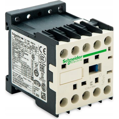 TESYS K – 3-POLIGER SCHÜTZ, AC3 – 6A, PUNKTKONTAKT NR., SPULE 230 V AC 50/60 Hz, SCHRAUBANSCHLÜSSE