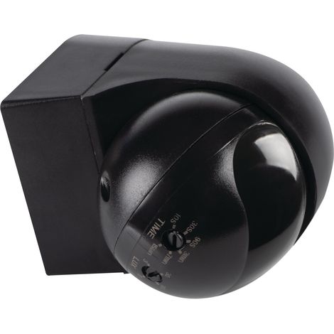 Sensore di movimento PIR murale – Mini, IP44, Nero, 6,5 m (1/5)