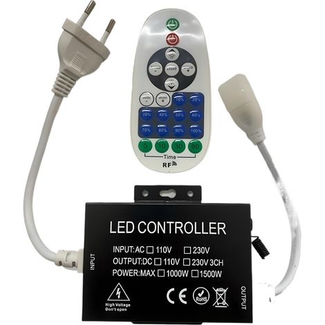 Variateur RF pour ruban LED COB 220V mono couleur