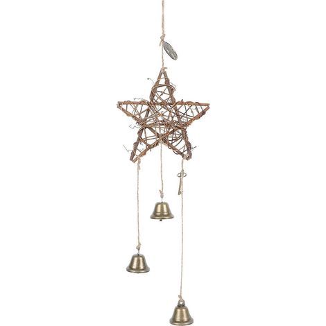 Cloche de bénédiction murale décorative et créative pour la maison et le jardin (1 pièce)-55x15cm-Coffee (1/3)