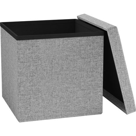 Stoff Sitztruhe Sitzbank Hocker Boxas