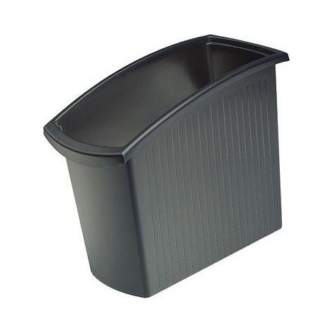 Papierkorb MONDO 19,4 x 34,5 x 45 cm (B x H x T) 18l Polypropylen Farbe: schwarz 1 Sortierfach (1/3)