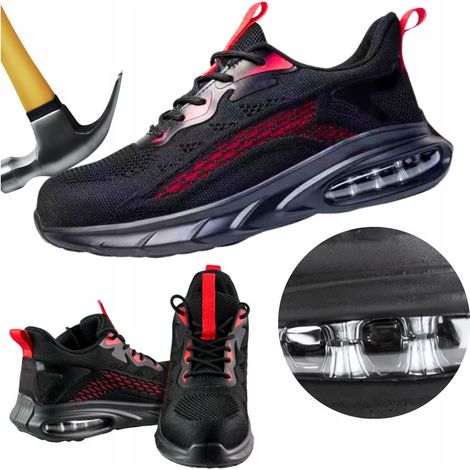 Zapatos de trabajo para hombre, deportivos, transpirables con puntera S1