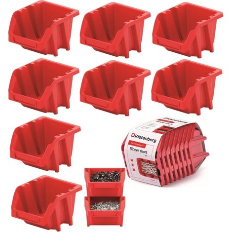 Organizzazione officina prosperplast bineer short 8 contenitori impilabili