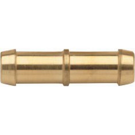 giuntatubi conico in ottone per tubi 10 mm irrigazione giardino (1/2)