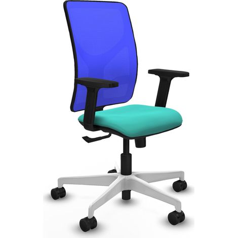 Sedia da ufficio piqueras y crespo Motilla blu schiuma densa (1/2)