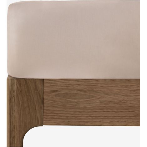Drap-housse en percale de coton 180 fils Lesia SKLUM Rosa Pâle Make Up