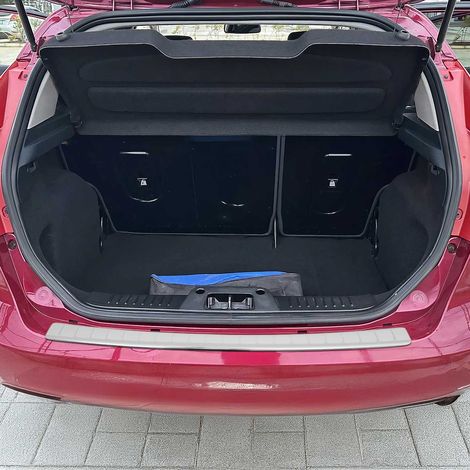 OMAC Ladekantenschutz Stoßstangenschutz für Ford Fiesta mk6 Schrägheck 2009-2017 5Tür – Edelstahl Chrom (1/5)