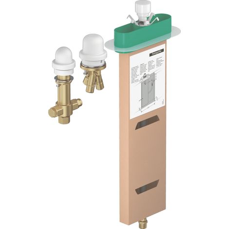 Hansgrohe - Cuerpo de montaje para grifo en el borde de la bañera 13481180 (1/2)