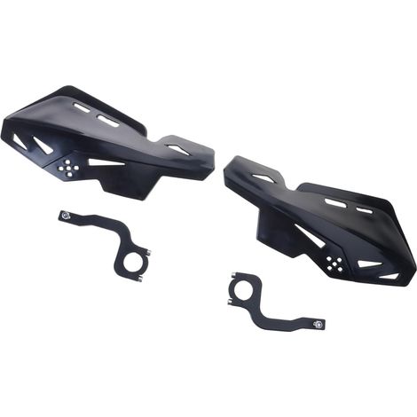 Protège-mains universels en métal pour moto, design coupe-vent, installation facile pour plus de confort (1/5)