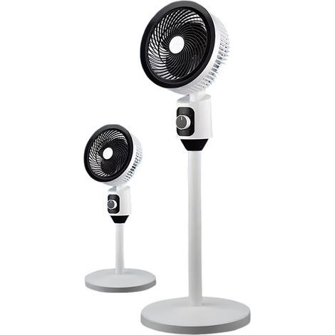 Standventilator, oszillierender Turmventilator mit verstellbarer Höhe, leiser Bodenventilator für optimale Kühlung in Zuhause, Schlafzimmer, Wohnzimmer, Büro