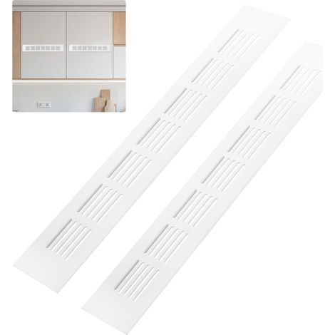2 Pièces Grille de Ventilation en Aluminium, 300x50 mm (1/5)