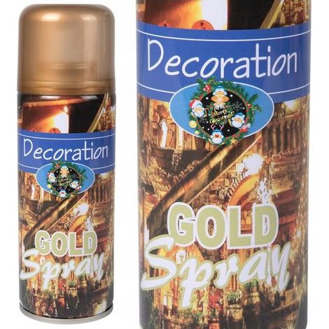 Vernice spray decorativa ornamentale per vasi di fiori, colore oro, 250 ml (1/2)