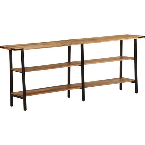 Konsolentisch 180x35x70 cm Massivholz Mango