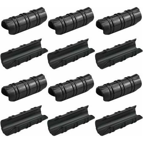 Ulisem 100 Pezzi Clip per Serra 25Mm Clip per Serra da Giardino Resistente alle Alte Temperature Fissaggio della Copertura della Serra Durevole Facile da Usare per Fissare Tubi Banner per Serra Pellic
