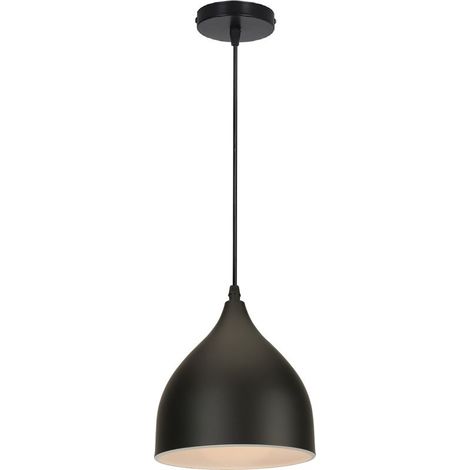 Lampe À Suspension Rétro Antique Plafonnier E27 Moderne Suspension Luminaire Créative Vintage Pour Café Bar Grange Noir (1/5)