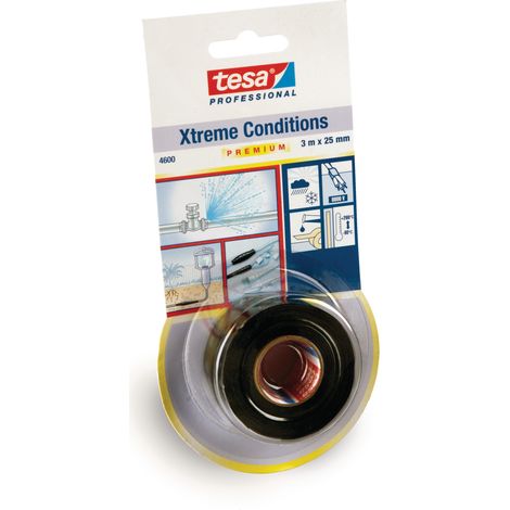 tesa PREMIUM 04600-00001-00 Dichtband tesa® Professional Xtreme Conditions Schwarz (L x B) 3 m x 25