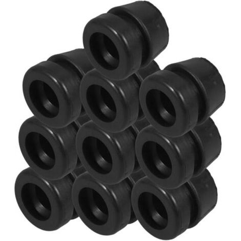 Lot de 20 Patins d'Amortissement en Caoutchouc pour Tronçonneuse 12 Pouces Coussins Anti-Vibrations Compacts pour Petite Tronçonneuse à Main Accessoires de Rechange Solide et (1/5)