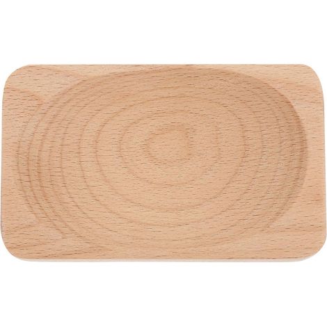 Planche à découper en bois massif (kaki), 1 pièce-13X8X2CM-Khaki
