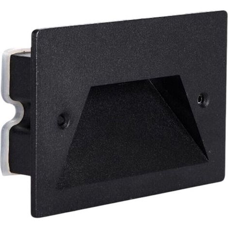 TRADE SHOP - Faretto Incasso Per Cassetta 503 Segnapasso 3w Tecnologia Cct Con Switch Ip65 Es49-3c - Nero (1/5)