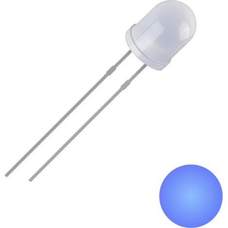 Quadrios 2111O162 LED bedrahtet Blau Rund 3 mm 1300 mcd 30 ° 20 mA 3 V (1/2)