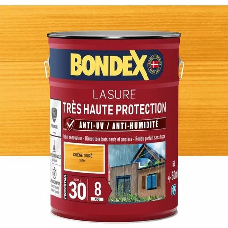 Bondex Lasura legno esterno rovere dorato satinata 5,63L (1/3)