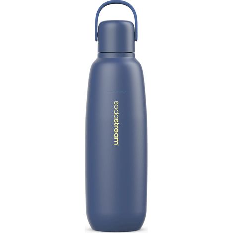 Bouteille isotherme SODASTREAM - Fizz&Go Easy-Mix - 0,71 L - Pour Machine à eau pétillante et Soda - Garde froid 6h - Bleu