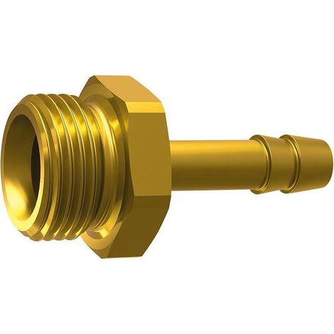 Raccordo a nipplo in ottone 25 bar filettatura esterna tubo flessibile da 1/8" 4 mm