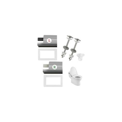 Fixation Abattant WC, Attaches Charnière Abattant WC Charnières De Siège De Toilette À Fermeture Douce Fixation Abattant WC Charnière Abattant WC pour Abattant WC Fixations Charnières (1/4)