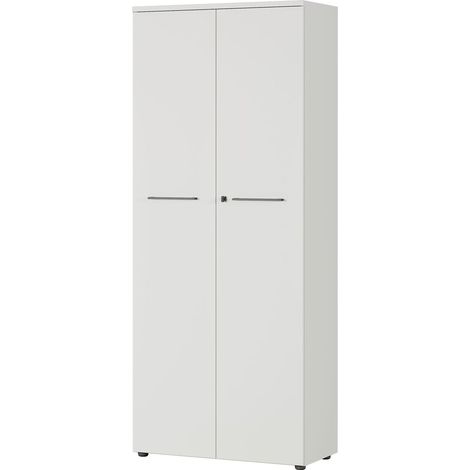 Aktenschrank 5OH 80cm AURAY-01 Lichtgrau, abschließbar, B/H/T ca. 80/197/40cm (1/5)