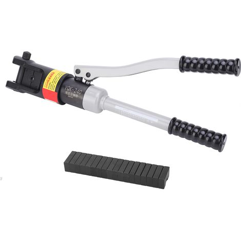 Pince à sertir hydraulique pour câbles, pince à sertir pour cosses électriques, outil de sertissage manuel 16‑240 mm² (1/5)