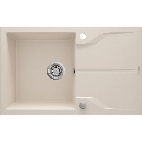 Lavello in granito a una vasca con scolapiatti ZQN5113 5908212092491 (1/4)