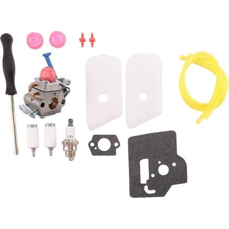 Filtre à air pour carburateur 128LD, filtre à carburant, coupe-bordures 28 cm³, 128C, 128L, 128R-AquaForge