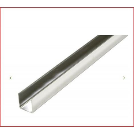 PROFIL U 20X20-2,5M ALUMINIUM BLANC (S) - AMIG