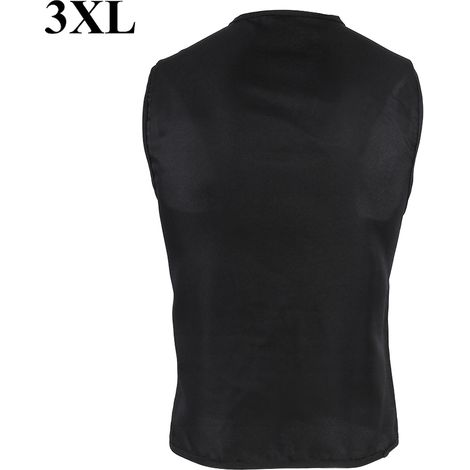 Gilet de pêche et de chasse pour homme, vêtement de sport confortable avec plusieurs poches (noir, taille 3XL) (1/5)