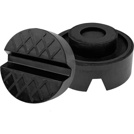 MTTProducts Gummiauflagen für Wagenheber Universelle Wagenheberauflagen für Fahrzeuge 65 mm, Schwarz Hochwertige Gummiauflagen für Pkw 2 Stück (1/5)