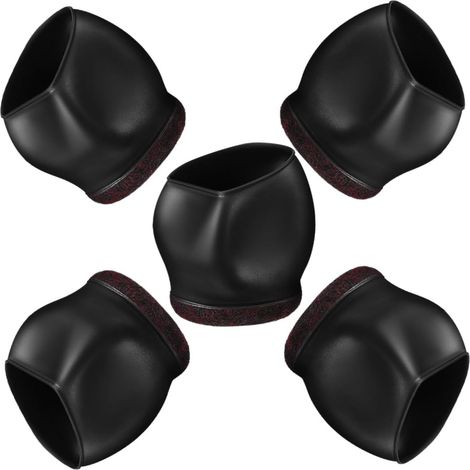 5 Pièces Protection Roue Chaise TPE Antidérapant Couvre-roulettes De Meubles Protège Sol Réducteur De Bruit pour Bureau Maison Et Meubles Roulants (1/5)