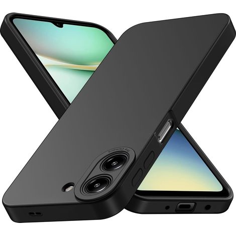 Coque pour Xiaomi Redmi A5, Etui Redmi A5 (2025), Housse de Protection en Silicone Souple,Cover Antichoc avec Protege de Camera,Compatible avec TPU (Noir, Redmi A5) (1/5)