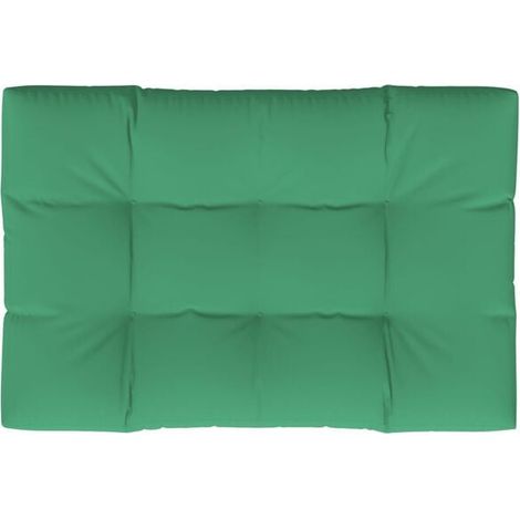 Coussin de plateau vert, dimensions 120 x 80 x 12 cm, en tissu (1/5)