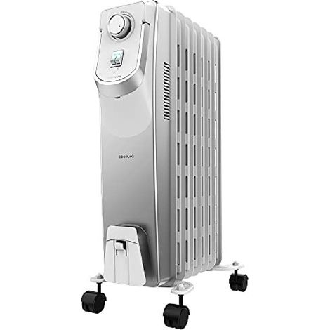 Radiador de Aceite Cecotec ReadyWarm 7000 Space 360, 1500W, 7 Elementos