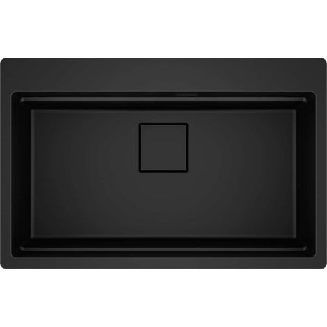 Franke Kubus 2 Pro - Fregadero fragranite KNG PRO 610-73, negro mate 114.0751.849 (1/3)